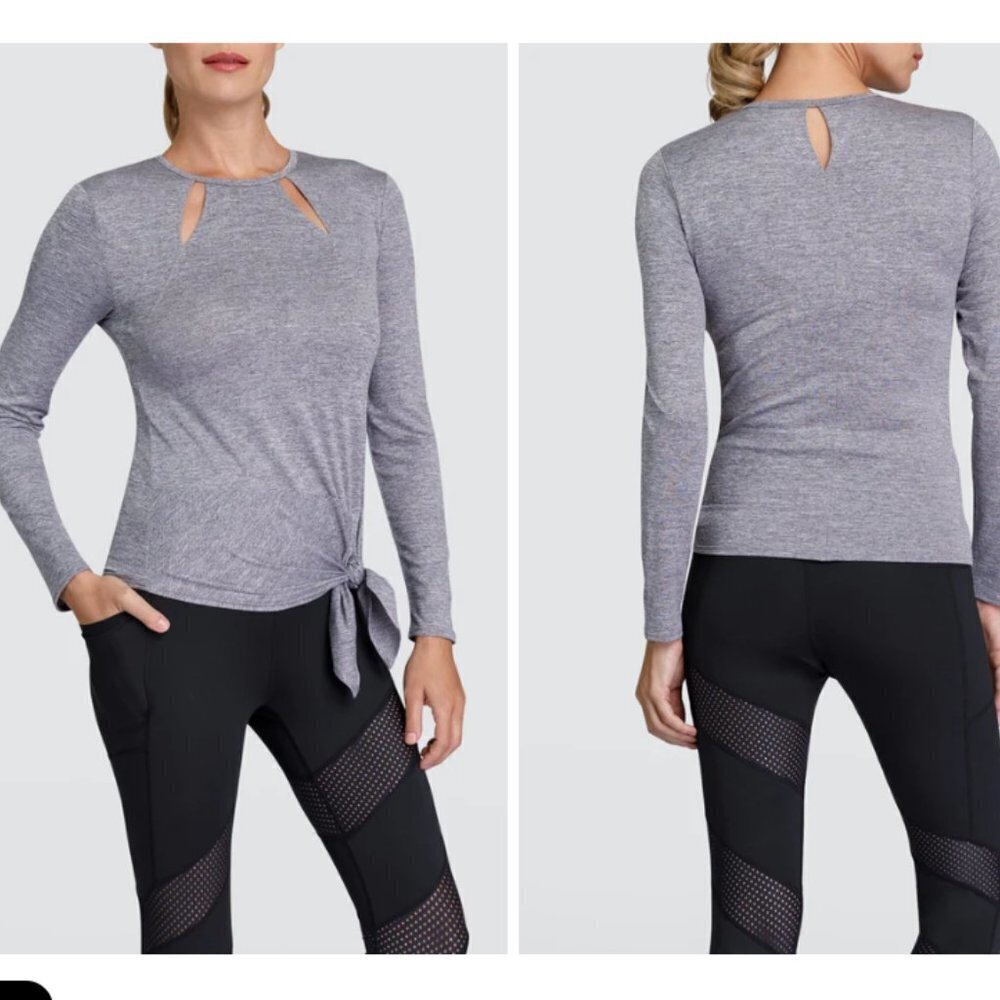 NWOT TAIL Activewear Julieta Top - Grey - XXL